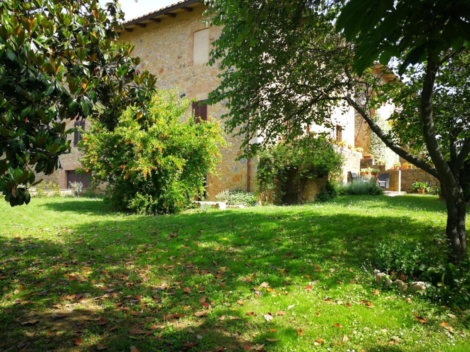 Claudia Vacanza Toscana - Appartamento Nocciolo- 10 Min Da Siena Malignano Exterior foto